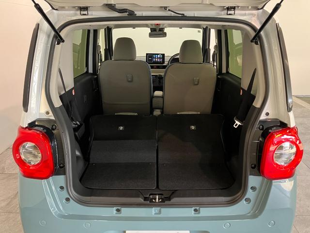 ムーヴキャンバス ストライプスG 9型ディスプレイオーディオ 届出済未使用車 衝突被害軽減ブレーキ コーナーセンサー フルセグ Bluetooth USB パノラマカメラ 両側電動スライドドア 前席シートヒーター 電動パーキングブレーキ LED 駐車支援システム(46枚目)