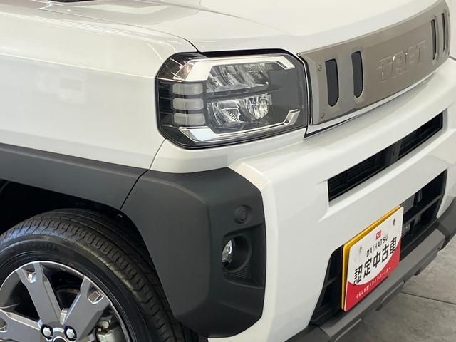 タフト Gダーククロムベンチャー レーダークルコン 届出済未使用車 衝突被害軽減ブレーキ コーナーセンサー バックカメラ(ナビ装着時用) 前席シートヒーター スカイフィールトップ LED レーダークルーズコントロール オートエアコン スマートキー エコアイドル(33枚目)