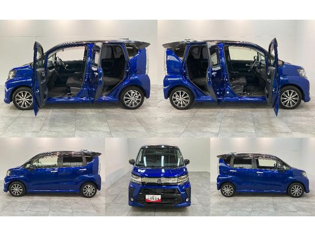 ムーヴ カスタム　ＸリミテッドＩＩ　ＳＡＩＩＩ　４ＷＤ　車検整備付　衝突被害軽減ブレーキ　パノラマカメラ（ナビ装着時用）　シートヒーター　ＬＥＤヘッドライト　オートライト　電動格納式ミラー　オートエアコン　スマートキー　エコアイドル　フルタイム４ＷＤ（8枚目）