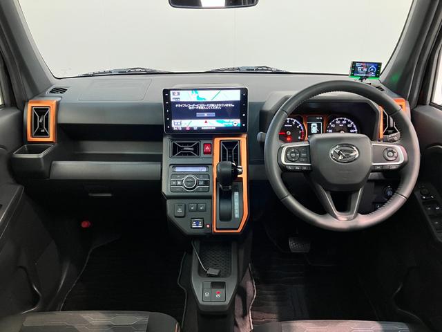 タフト Ｇターボ　９型フルセグナビ　パノラマカメラ　前後ドラレコ　衝突被害軽減ブレーキ　コーナーセンサー　９型フルセグナビ　パノラマカメラ　ＤＶＤ　Ｂｌｕｅｔｏｏｔｈ　ＵＳＢ　前後ドラレコ　前席シートヒーター　電動パーキング　ＬＥＤ　オートライト　レーダークルコン（2枚目）