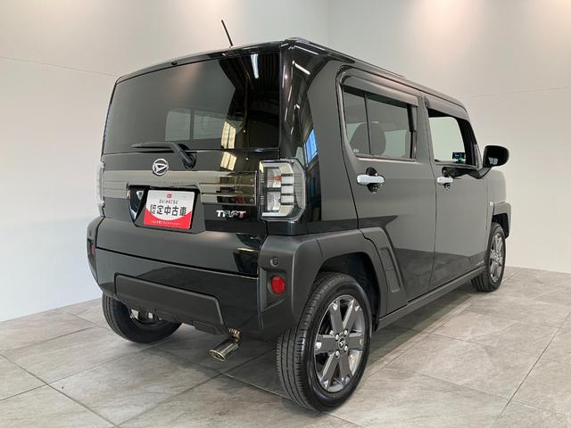 タフト Ｇターボ　９型フルセグナビ　パノラマカメラ　前後ドラレコ　衝突被害軽減ブレーキ　コーナーセンサー　９型フルセグナビ　パノラマカメラ　ＤＶＤ　Ｂｌｕｅｔｏｏｔｈ　ＵＳＢ　前後ドラレコ　前席シートヒーター　電動パーキング　ＬＥＤ　オートライト　レーダークルコン（3枚目）