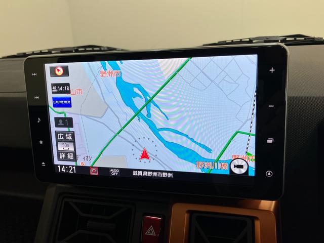 タフト Ｇターボ　９型フルセグナビ　パノラマカメラ　前後ドラレコ　衝突被害軽減ブレーキ　コーナーセンサー　９型フルセグナビ　パノラマカメラ　ＤＶＤ　Ｂｌｕｅｔｏｏｔｈ　ＵＳＢ　前後ドラレコ　前席シートヒーター　電動パーキング　ＬＥＤ　オートライト　レーダークルコン（14枚目）