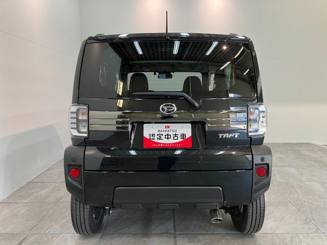 タフト Ｇターボ　９型フルセグナビ　パノラマカメラ　前後ドラレコ　衝突被害軽減ブレーキ　コーナーセンサー　９型フルセグナビ　パノラマカメラ　ＤＶＤ　Ｂｌｕｅｔｏｏｔｈ　ＵＳＢ　前後ドラレコ　前席シートヒーター　電動パーキング　ＬＥＤ　オートライト　レーダークルコン（26枚目）