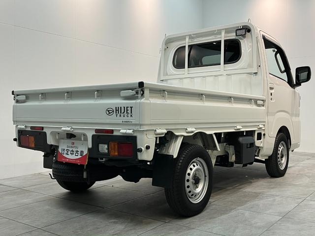 ハイゼットトラック ＥＸＴ　４ＷＤ　ドラレコ　コーナーセンサー　デフロック　衝突被害軽減ブレーキ　コーナーセンサー　４ＷＤ　ＣＶＴ車　ＣＤステレオ　ドラレコ　ＥＴＣ車載器　デフロック　スマートキー　パワーウインドウ　オートライト　マニュアルレベリング　荷台作業灯（3枚目）