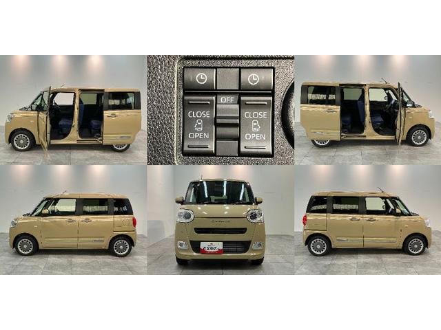 ムーヴキャンバス セオリーＧ　１０型フルセグナビ　バックカメラ　届出済未使用車　衝突被害軽減ブレーキ　コーナーセンサー　１０型フルセグナビ　バックカメラ　前後ドラレコ　ＤＶＤ再生　Ｂｌｕｅｔｏｏｔｈ　ＵＳＢ　両側電動スライドドア　前席シートヒーター　電動パーキングブレーキ　ＬＥＤ（8枚目）