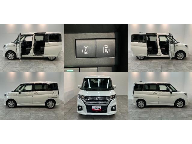 ソリオ ハイブリッドＭＺ　８型ナビ　パノラマカメラ　レーダークルコン　衝突被害軽減ブレーキ　８型フルセグナビ　パノラマカメラ　Ｂｌｕｅｔｏｏｔｈ　ＵＳＢ　前後ドラレコ　ＥＴＣ　レーダークルーズコントロール　シートヒーター　両側パワスラ　オートエアコン　スマートキー（8枚目）