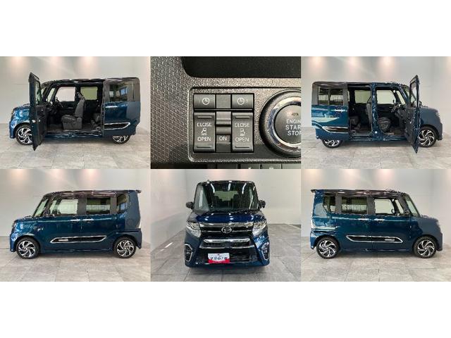タント カスタムＲＳスタイルセレクション　４ＷＤ　９型ナビ　Ｐカメラ　衝突被害軽減ブレーキ　コーナーセンサー　９型フルセグナビ　Ｂｌｕｅｔｏｏｔｈ　ＤＶＤ　ＵＳＢ　パノラマカメラ　後席モニター　ドラレコ　レーダークルコン　両側電動スライドドア　前席シートヒーター　ＬＥＤ（8枚目）