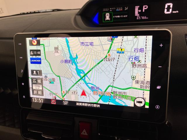 タント カスタムＲＳスタイルセレクション　４ＷＤ　９型ナビ　Ｐカメラ　衝突被害軽減ブレーキ　コーナーセンサー　９型フルセグナビ　Ｂｌｕｅｔｏｏｔｈ　ＤＶＤ　ＵＳＢ　パノラマカメラ　後席モニター　ドラレコ　レーダークルコン　両側電動スライドドア　前席シートヒーター　ＬＥＤ（14枚目）