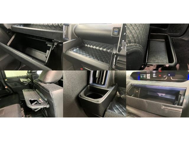 タント カスタムＲＳスタイルセレクション　４ＷＤ　９型ナビ　Ｐカメラ　衝突被害軽減ブレーキ　コーナーセンサー　９型フルセグナビ　Ｂｌｕｅｔｏｏｔｈ　ＤＶＤ　ＵＳＢ　パノラマカメラ　後席モニター　ドラレコ　レーダークルコン　両側電動スライドドア　前席シートヒーター　ＬＥＤ（20枚目）