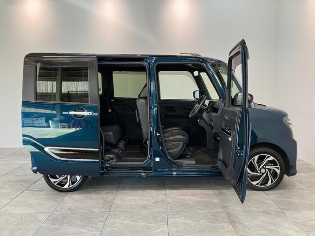 タント カスタムＲＳスタイルセレクション　４ＷＤ　９型ナビ　Ｐカメラ　衝突被害軽減ブレーキ　コーナーセンサー　９型フルセグナビ　Ｂｌｕｅｔｏｏｔｈ　ＤＶＤ　ＵＳＢ　パノラマカメラ　後席モニター　ドラレコ　レーダークルコン　両側電動スライドドア　前席シートヒーター　ＬＥＤ（25枚目）