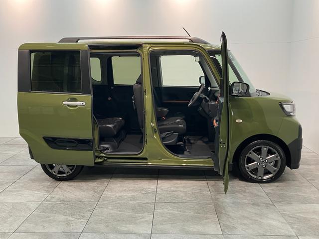 タント ファンクロスターボ　ディスプレイオーディオ　届出済未使用車　衝突被害軽減ブレーキ　コーナーセンサー　９型ディスプレイオーディオ　フルセグ　Ｂｌｕｅｔｏｏｔｈ　ＵＳＢ　バックカメラ　両側電動スライドドア　前席シートヒーター　ＬＥＤ　スマートキー　エコアイドル（25枚目）