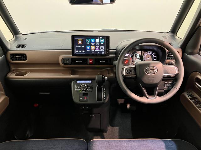 ムーヴキャンバス セオリーＧ　９型ディスプレイオーディオ　届出済未使用車　衝突被害軽減ブレーキ　コーナーセンサー　ディスプレイオーディオ　フルセグ　Ｂｌｕｅｔｏｏｔｈ　ＵＳＢ　バックカメラ　両側電動スライドドア　前席シートヒーター　電動パーキングブレーキ　ＬＥＤ（2枚目）