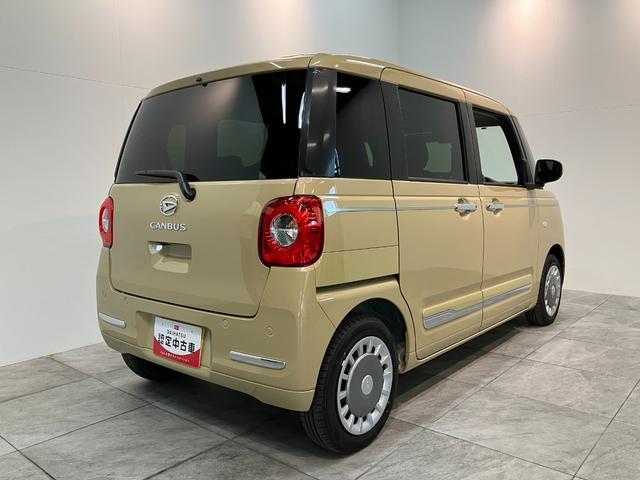 ムーヴキャンバス セオリーＧ　９型ディスプレイオーディオ　届出済未使用車　衝突被害軽減ブレーキ　コーナーセンサー　ディスプレイオーディオ　フルセグ　Ｂｌｕｅｔｏｏｔｈ　ＵＳＢ　バックカメラ　両側電動スライドドア　前席シートヒーター　電動パーキングブレーキ　ＬＥＤ（3枚目）