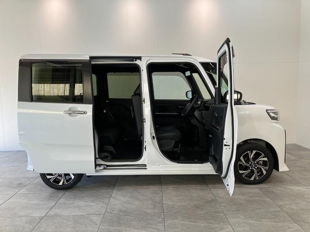 タント カスタムＸ　ＣＤステレオ　コーナーセンサー　シートヒーター　衝突被害軽減ブレーキ　コーナーセンサー　バックカメラ（ナビ装着時用）　両側電動スライドドア　前席シートヒーター　電動パーキングブレーキ　ＬＥＤ　オートライト　オートエアコン　スマートキー　エコアイドル（25枚目）