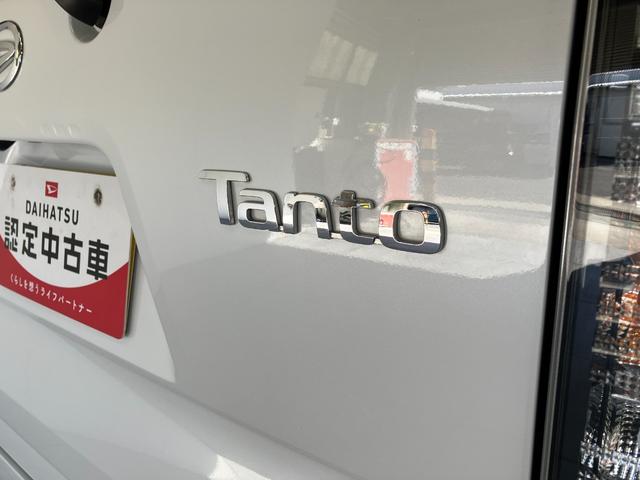 タント カスタムＸ　ＣＤステレオ　コーナーセンサー　シートヒーター　衝突被害軽減ブレーキ　コーナーセンサー　バックカメラ（ナビ装着時用）　両側電動スライドドア　前席シートヒーター　電動パーキングブレーキ　ＬＥＤ　オートライト　オートエアコン　スマートキー　エコアイドル（31枚目）