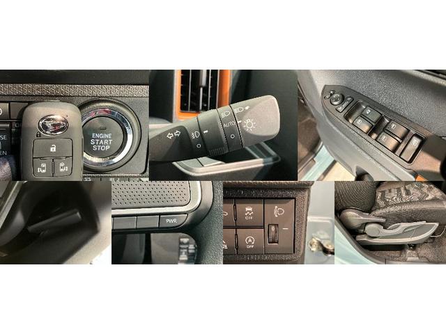 タント ファンクロス　９型ディスプレイオーディオ　届出済未使用車　衝突被害軽減ブレーキ　コーナーセンサー　９型ディスプレイオーディオ　フルセグ　Ｂｌｕｅｔｏｏｔｈ　ＵＳＢ　バックカメラ　両側電動スライドドア　前席シートヒーター　ＬＥＤ　スマートキー　エコアイドル（19枚目）