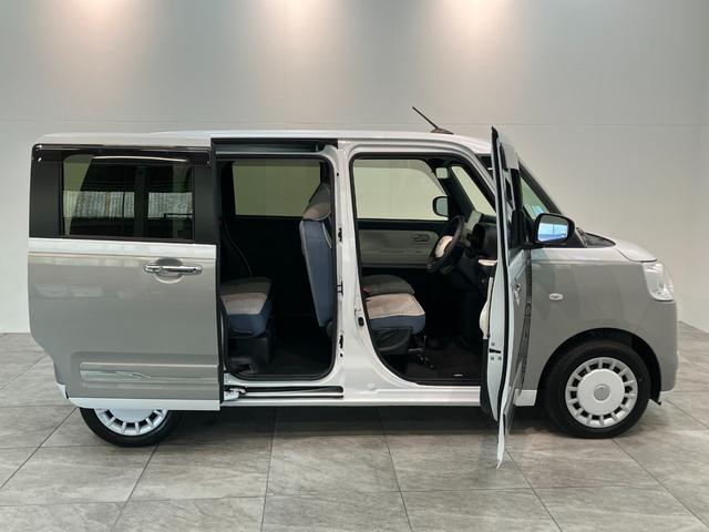 ムーヴキャンバス ストライプスＧターボ　９型ディスプレイオーディオ　クルコン　衝突被害軽減ブレーキ　コーナーセンサー　９型ディスプレイオーディオ　フルセグ　Ｂｌｕｅｔｏｏｔｈ　ＵＳＢ　バックカメラ　両側電動スライドドア　シートヒーター　電動パーキングブレーキ　レーダークルコン（25枚目）