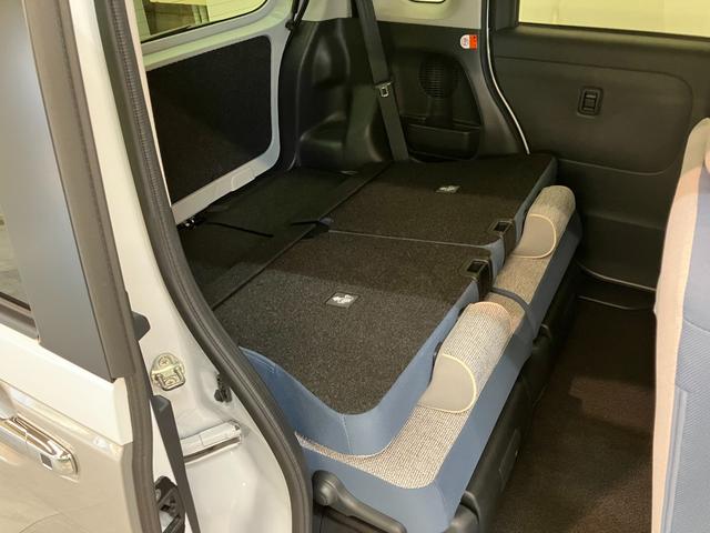 ムーヴキャンバス ストライプスＧターボ　９型ディスプレイオーディオ　クルコン　衝突被害軽減ブレーキ　コーナーセンサー　９型ディスプレイオーディオ　フルセグ　Ｂｌｕｅｔｏｏｔｈ　ＵＳＢ　バックカメラ　両側電動スライドドア　シートヒーター　電動パーキングブレーキ　レーダークルコン（44枚目）