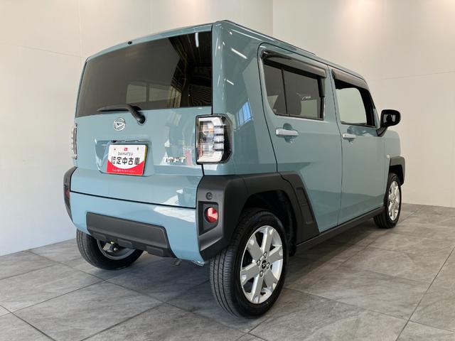 タフト G 4WD コーナーセンサー レーダークルーズコントロール 衝突被害軽減ブレーキ コーナーセンサー CDステレオ バックカメラ(ナビ装着時用) 前席シートヒーター クルーズコントロール 電動パーキング LED オートライト オートエアコン スマートキー(3枚目)