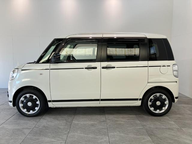 ムーヴキャンバス ＧブラックアクセントＶＳ　ＳＡ３　８型フルセグナビ　Ｐカメラ　衝突被害軽減ブレーキ　８型フルセグナビ　Ｂｌｕｅｔｏｏｔｈ　ＵＳＢ　ＤＶＤ　パノラマカメラ　前後ドラレコ　ＥＴＣ　両側電動スライドドア　前席シートヒーター　ＬＥＤ　オートエアコン　タイヤ４本新品交換済（22枚目）