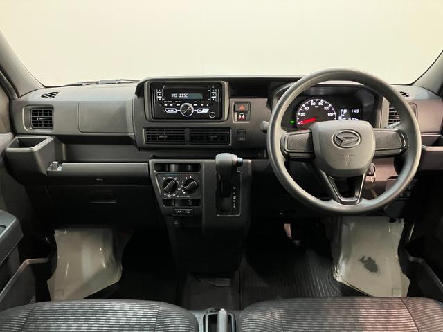 ハイゼットカーゴ ＤＸ　４ＷＤ　ＣＶＴ車　キーレス　前席パワーウインドウ　衝突被害軽減ブレーキ　スマアシ　コーナーセンサー　ＣＤステレオ　ドラレコ　オートライト　キーレス　前席パワーウインドウ　両側スライドドア　パートタイム４ＷＤ（2枚目）