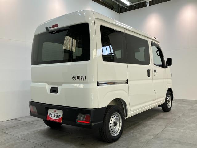 ハイゼットカーゴ ＤＸ　４ＷＤ　ＣＶＴ車　キーレス　前席パワーウインドウ　衝突被害軽減ブレーキ　スマアシ　コーナーセンサー　ＣＤステレオ　ドラレコ　オートライト　キーレス　前席パワーウインドウ　両側スライドドア　パートタイム４ＷＤ（3枚目）