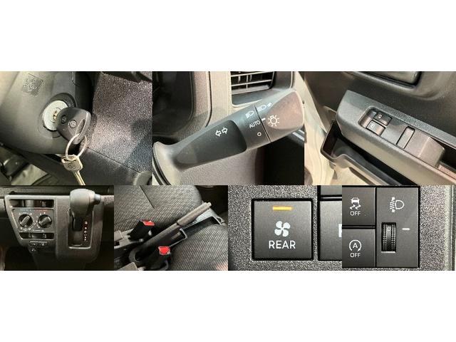 ハイゼットカーゴ ＤＸ　４ＷＤ　ＣＶＴ車　キーレス　前席パワーウインドウ　衝突被害軽減ブレーキ　スマアシ　コーナーセンサー　ＣＤステレオ　ドラレコ　オートライト　キーレス　前席パワーウインドウ　両側スライドドア　パートタイム４ＷＤ（19枚目）