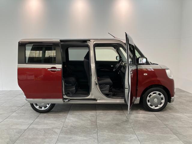 ムーヴキャンバス GブラックインテリアリミテッドSA3 ナビ パノラマカメラ 衝突被害軽減ブレーキ フルセグナビ Bluetooth USB DVD再生 パノラマカメラ 前後ドラレコ 両側電動スライドドア LED オートエアコン スマートキー エコアイドル タイヤ4本新品交換済(25枚目)