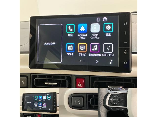 ムーヴキャンバス ストライプスG 4WD ディスプレイオーディオ 駐車支援機能 衝突被害軽減ブレーキ 9型ディスプレイオーディオ フルセグ パノラマカメラ Bluetooth USB 前後ドラレコ 両側電動スライドドア LED オートライト パーキングアシスト 前席シートヒーター(14枚目)