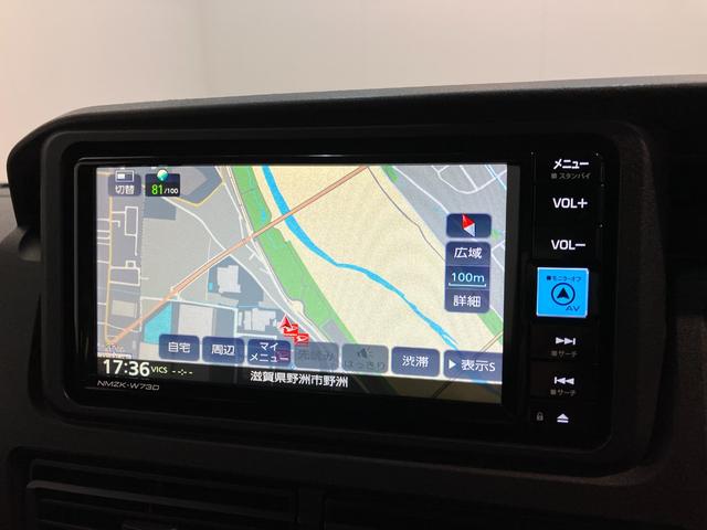 ハイゼットカーゴ ＤＸ　４ＷＤ　ＣＶＴ車　フルセグナビ　ドラレコ　車検整備付　衝突被害軽減ブレーキ　スマアシ　コーナーセンサー　キーレス　前席パワーウインドウ　フルセグナビ　ドラレコ　ＥＴＣ　ＤＶＤ再生　Ｂｌｕｅｔｏｏｔｈ　ＬＥＤ　オートライト　パートタイム４ＷＤ（14枚目）