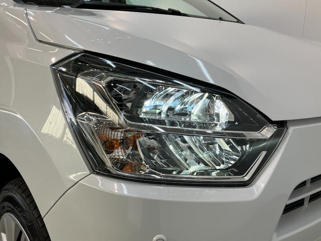 ミライース Ｘ　ＳＡ３　ＬＥＤ　キーレス　届出済未使用車　衝突被害軽減ブレーキ　スマアシ３　コーナーセンサー　バックカメラ（ナビ装着時用）　ＬＥＤヘッドライト　オートライト　電動格納式ミラー　キーレスエントリー　エコアイドル（11枚目）