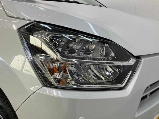 ミライース Ｘ　ＳＡ３　ＬＥＤ　キーレス　届出済未使用車　衝突被害軽減ブレーキ　スマアシ３　コーナーセンサー　バックカメラ（ナビ装着時用）　ＬＥＤヘッドライト　オートライト　電動格納式ミラー　キーレスエントリー　エコアイドル（36枚目）