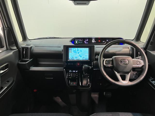 タント カスタムＲＳ　８型フルセグナビ　バックカメラ　車検整備付　衝突被害軽減ブレーキ　コーナーセンサー　ターボ　８型フルセグナビ　Ｂｌｕｅｔｏｏｔｈ　ＤＶＤ再生　ＵＳＢ　バックカメラ　ＴＶコントロール　両側電動スライドドア　前席シートヒーター　ＬＥＤ　クルコン（2枚目）
