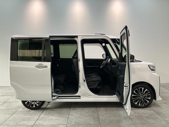 タント カスタムＲＳ　８型フルセグナビ　バックカメラ　車検整備付　衝突被害軽減ブレーキ　コーナーセンサー　ターボ　８型フルセグナビ　Ｂｌｕｅｔｏｏｔｈ　ＤＶＤ再生　ＵＳＢ　バックカメラ　ＴＶコントロール　両側電動スライドドア　前席シートヒーター　ＬＥＤ　クルコン（25枚目）