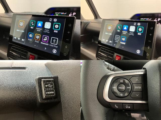 タント カスタムＲＳ　９型ディスプレイオーディオ　届出済未使用車　衝突被害軽減ブレーキ　コーナーセンサー　９型ディスプレイオーディオ　フルセグ　Ｂｌｕｅｔｏｏｔｈ　ＵＳＢ　バックカメラ　両側電動スライドドア　前席シートヒーター　ＬＥＤ　スマートキー　電動パーキング（14枚目）