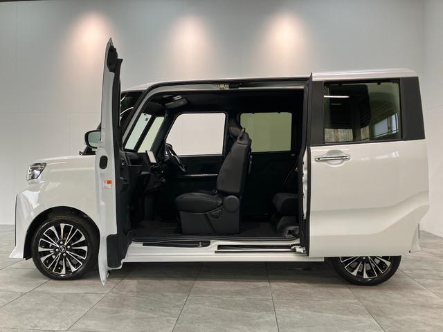 タント カスタムＲＳ　９型ディスプレイオーディオ　届出済未使用車　衝突被害軽減ブレーキ　コーナーセンサー　９型ディスプレイオーディオ　フルセグ　Ｂｌｕｅｔｏｏｔｈ　ＵＳＢ　バックカメラ　両側電動スライドドア　前席シートヒーター　ＬＥＤ　スマートキー　電動パーキング（23枚目）