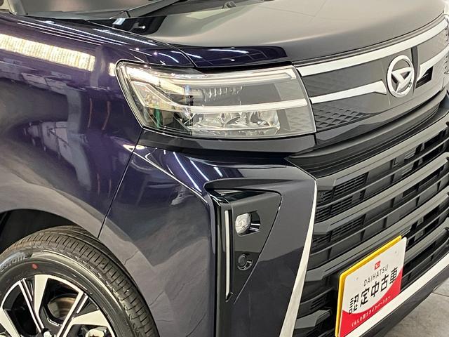 タント カスタムX 9型ディスプレイオーディオ 届出済未使用車 衝突被害軽減ブレーキ コーナーセンサー 9型ディスプレイオーディオ フルセグ Bluetooth USB バックカメラ 両側電動スライドドア 前席シートヒーター LED スマートキー エコアイドル(33枚目)