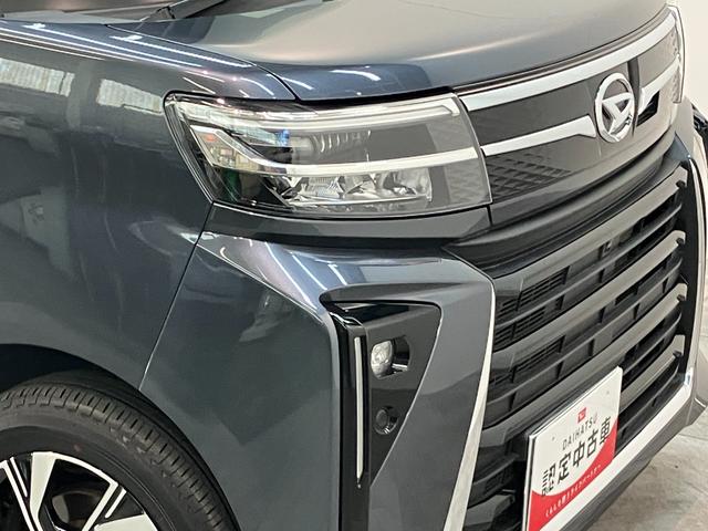 タント カスタムX 9型ディスプレイオーディオ パーキングアシスト 衝突被害軽減ブレーキ コーナーセンサー 9型ディスプレイオーディオ フルセグ Bluetooth USB パノラマカメラ 前後ドラレコ 駐車支援機能 両側電動スライドドア 前席シートヒーター クルコン(29枚目)