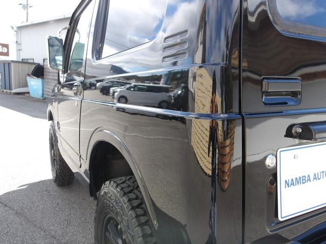 ジムニー ランドベンチャー　最終型　リビルトエンジン搭載　全塗装済み　リフトアップ　新品ＴＯＹＯ製Ｒ／Ｔタイヤ　新品シートカバー　社外前後バンパー　タンクガード　アルミホイール　フロントグリル　純正ＡＢＳ　ナルディーステアリング（34枚目）