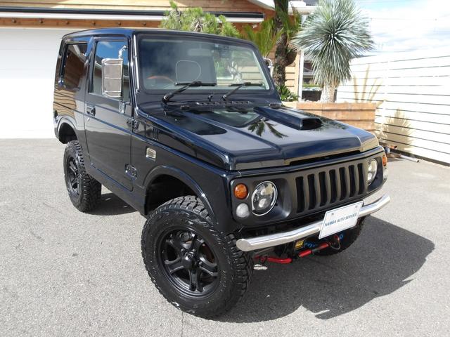 ジムニー ランドベンチャー　最終型　リビルトエンジン搭載　全塗装済み　リフトアップ　新品ＴＯＹＯ製Ｒ／Ｔタイヤ　新品シートカバー　社外前後バンパー　タンクガード　アルミホイール　フロントグリル　純正ＡＢＳ　ナルディーステアリング（67枚目）