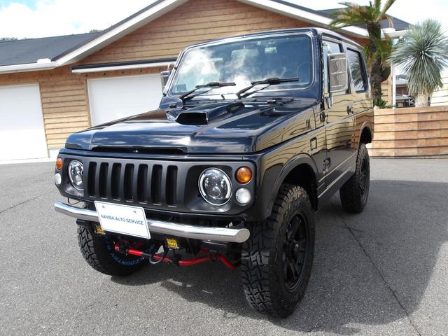 ジムニー ランドベンチャー　最終型　リビルトエンジン搭載　全塗装済み　リフトアップ　新品ＴＯＹＯ製Ｒ／Ｔタイヤ　新品シートカバー　社外前後バンパー　タンクガード　アルミホイール　フロントグリル　純正ＡＢＳ　ナルディーステアリング（68枚目）