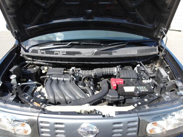 キューブ 15G フルセグナビ ETC 1オーナー 禁煙車 純正HIDヘッドライト アルミホイール インテリキー フロアマット ドアバイザー CVT オートエアコン(19枚目)