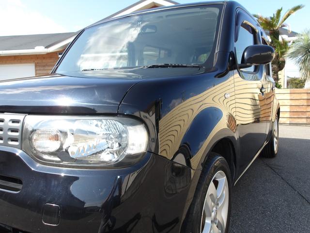 キューブ 15G フルセグナビ ETC 1オーナー 禁煙車 純正HIDヘッドライト アルミホイール インテリキー フロアマット ドアバイザー CVT オートエアコン(31枚目)