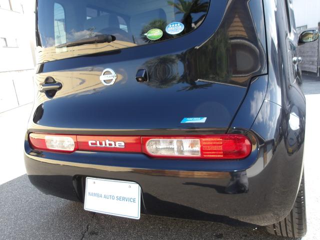 キューブ 15G フルセグナビ ETC 1オーナー 禁煙車 純正HIDヘッドライト アルミホイール インテリキー フロアマット ドアバイザー CVT オートエアコン(32枚目)