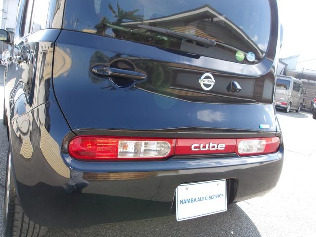 キューブ 15G フルセグナビ ETC 1オーナー 禁煙車 純正HIDヘッドライト アルミホイール インテリキー フロアマット ドアバイザー CVT オートエアコン(33枚目)