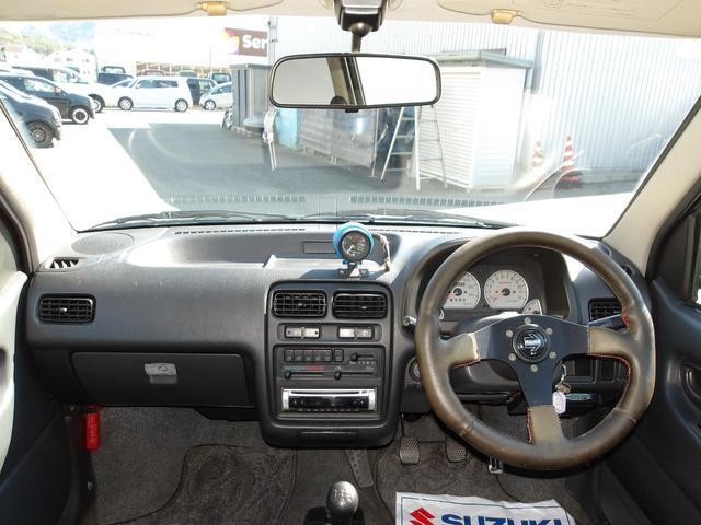 アルトワークス ＲＳ／Ｚ　５ＭＴ　最終型　同色全塗装済み　３．１型Ｋ６Ａエンジン搭載　　社外ブーストメーター　マフラー　足廻り　ステアリング　アルミホイール（45枚目）