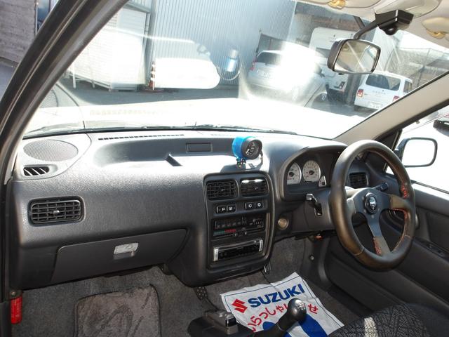 アルトワークス ＲＳ／Ｚ　５ＭＴ　最終型　同色全塗装済み　３．１型Ｋ６Ａエンジン搭載　　社外ブーストメーター　マフラー　足廻り　ステアリング　アルミホイール（48枚目）