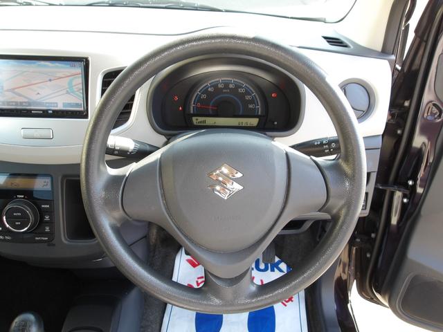 ワゴンR FX 5MT 地デジナビ アイドリングストップ ETC ABS プライバシーガラス フロアマット ドアバイザー キーレスキー 電動格納ドアミラー 運転席シートヒーター(13枚目)