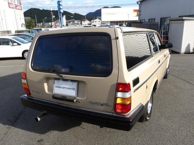 240ワゴン 240GLワゴン 全塗装済み色替え車両 リアスモールウィンドウ ナルディーウッドステアリング ETC エアコン パワステ(8枚目)