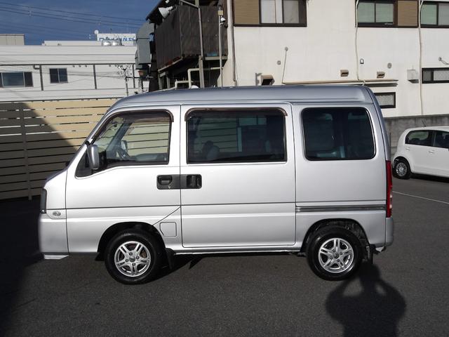 サンバーバン ディアス スーパーチャージャー 4WD 最終型 ハイルーフ リアヒーター Wエアバック ABS 社外アルミホイール プライバシーガラス(5枚目)